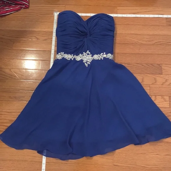 Dresses | Pretty Flirty Flowy Royal Blue With Jewel Details Short Cocktail Prom Dress | Poshmark Dresses | Pretty Flirty Flowy Royal Blue With Jewel Details Short Cocktail Prom Dress | Poshmark